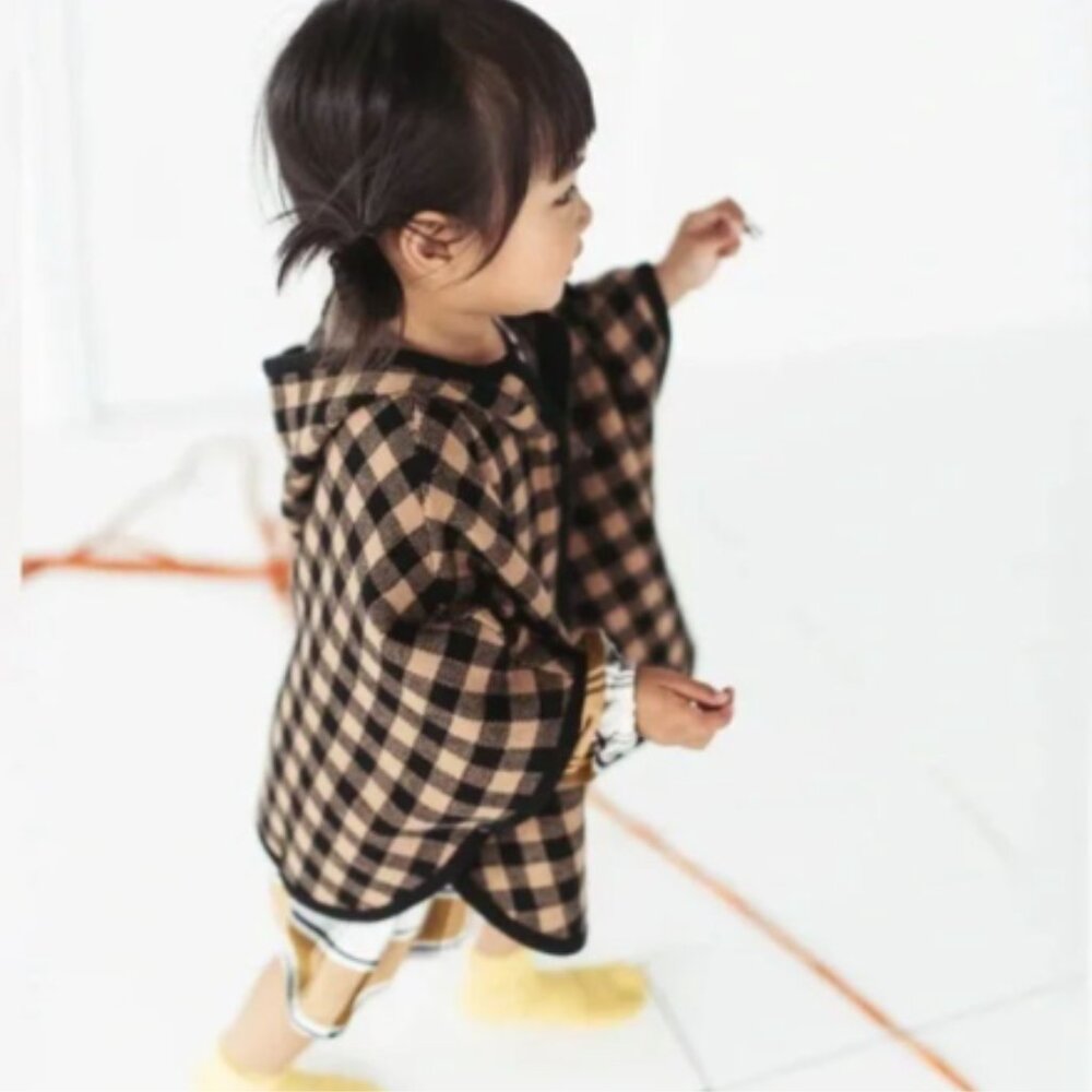 ADD ON FOR $24 Zara plaid hooded poncho 12-18M H&M Jamie Kay Zara
